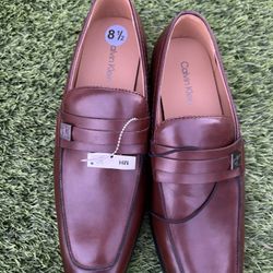 Calvin Klein Brown Loafers Mens  8.5 New