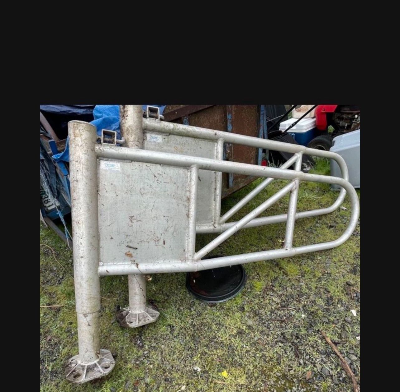 Security Gate Solid Aluminum $380 Measurement’s In Pictures