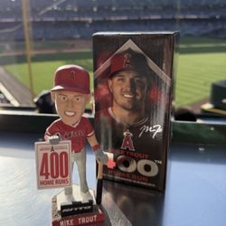 Mike Trout 400th HR Bobble Several Avail