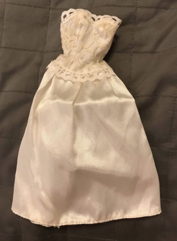 Barbie wedding dress bjd pullip obitsu