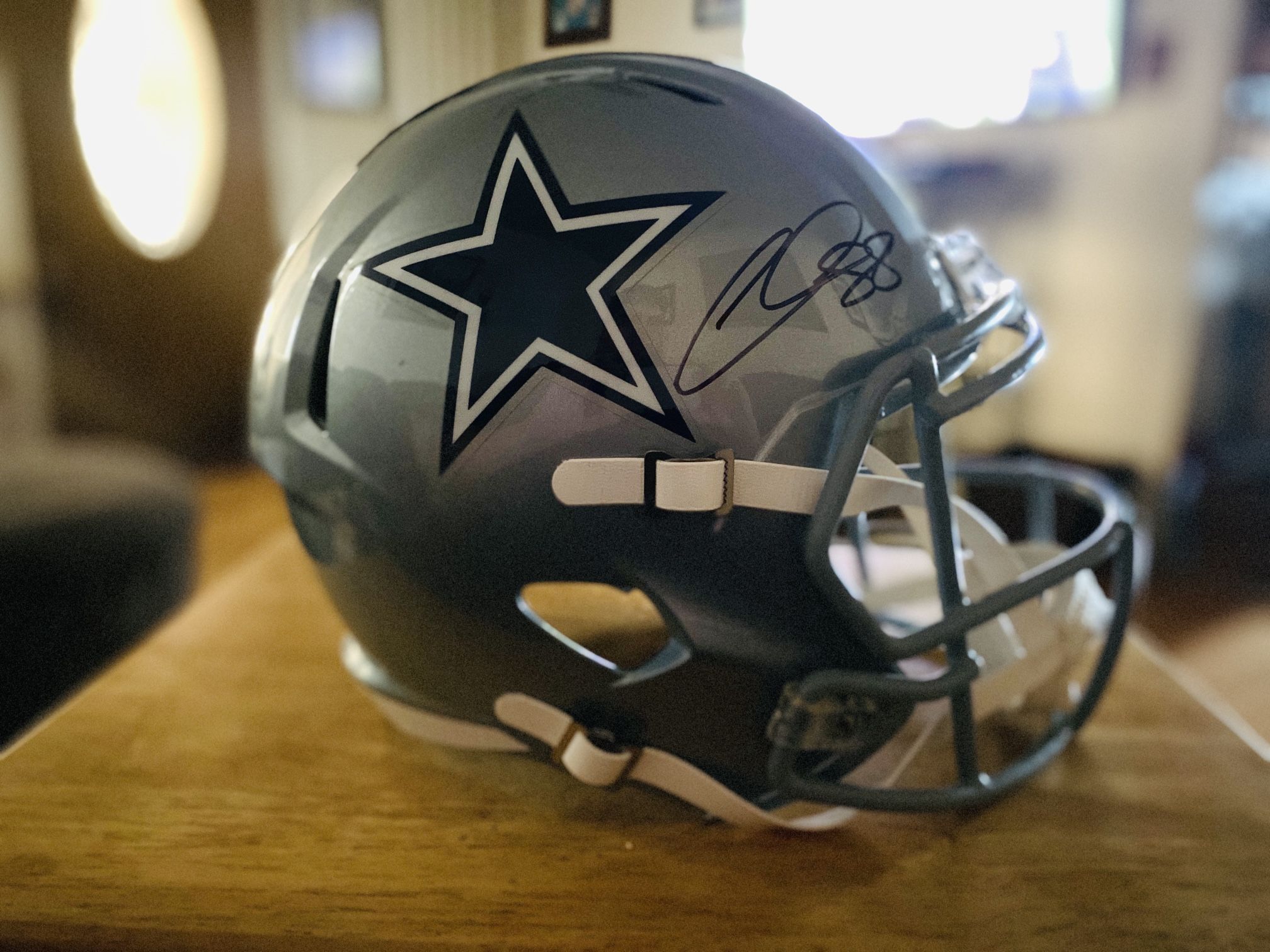 CeeDee Lamb Signed Replica Helmet