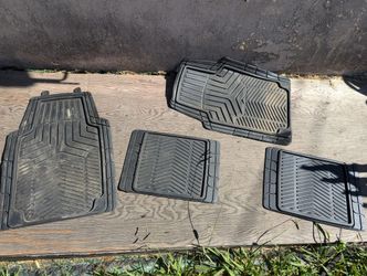 Car Rubber Floor Mats, Need Cleaning