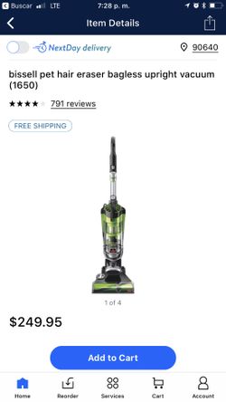 Pet hair eraser bissell