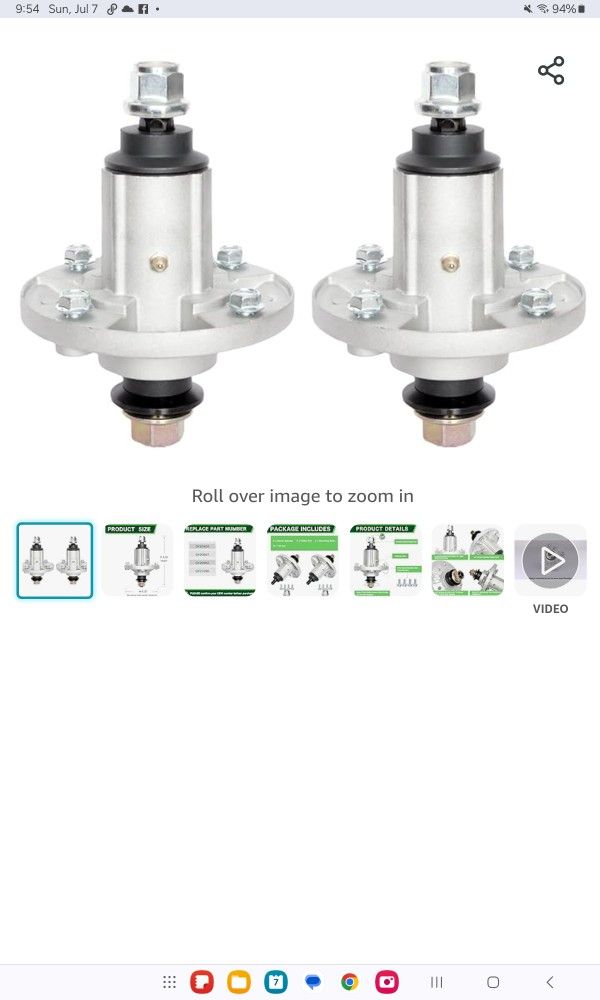 2 Pack GY21098 spindle Assembly For John Deere