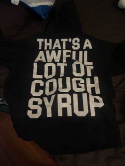 Cough syrup hoodie
