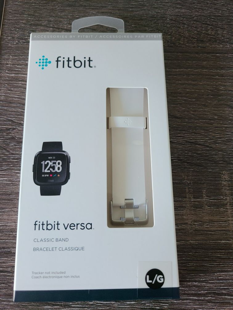 Fitbit Versa L/G White Band