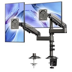 Dual Monitor Stand/Mount Adjustable Tilt Max 19.8lbs
