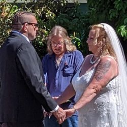 Wedding  Dress And Veil