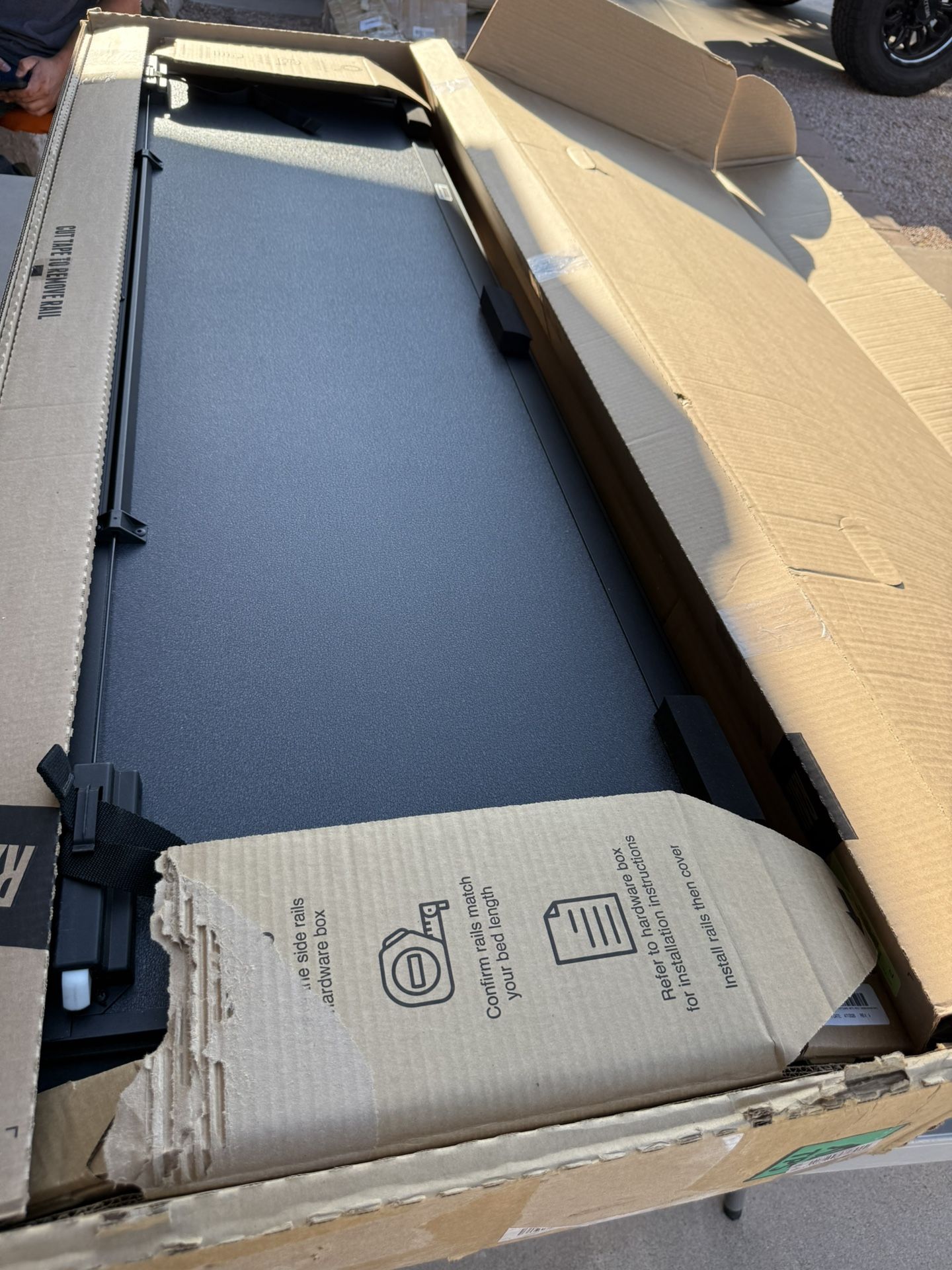 RealTruck BAK BAKFlip MX4 Hard Folding Truck Bed Tonneau Cover | 448130 | Fits 2019-2025 Chevy/GMC Silverado/Sierra, W/MultiPro/Flex Tailgate (Will No