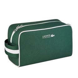 New— Lacoste Wash Toiletry Bag Travel Green