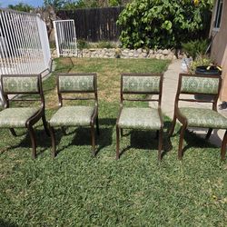 4 antique chairs
