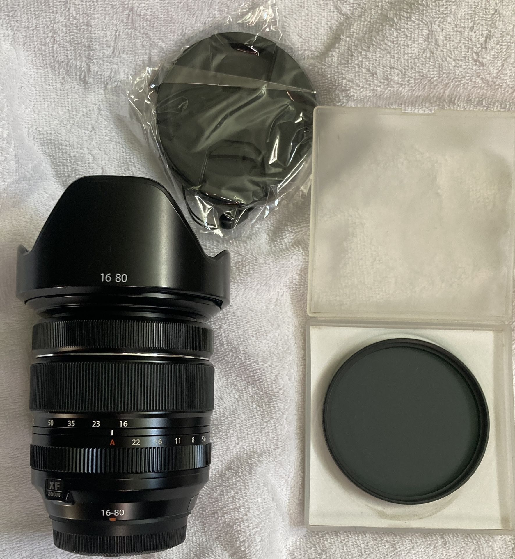 Fujifilm 16-80mm F4 FX OIS Zoom Lens + Polarizing Filter