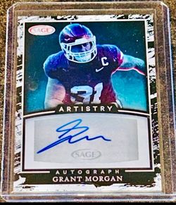 RC Grant Morgan SAGE Artistry Autograph 2022