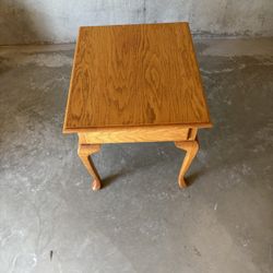 Oak Side Table 
