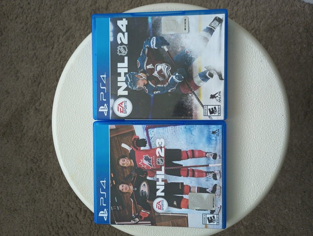 NHL 23 And 24 For PS4 