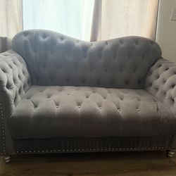 Sofa set of 2 gray