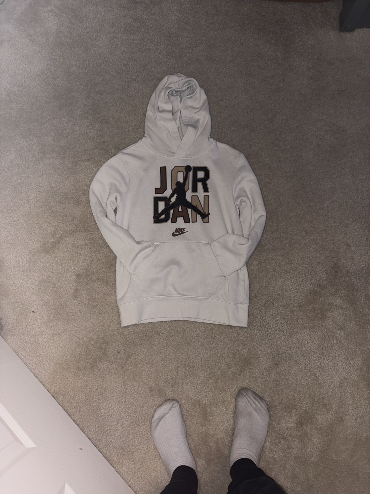 Boys White Air Jordan Sweatshirt