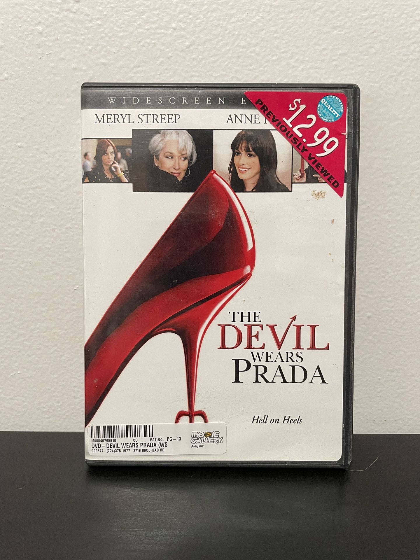 The Devil Wears Prada DVD Movie CIB Meryl Streep Anne Hathaway Widescreen 2006