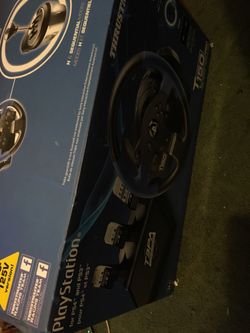 T150 pro racing steering wheel and pedals for PlayStation and pc and gran terismo
