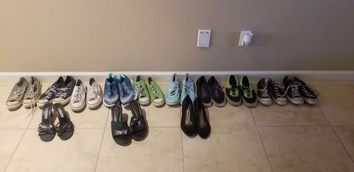 Vintage converse,Van's, shoes