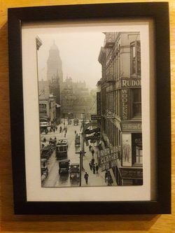 VINTAGE DOWNTOWN DETROIT PICTURE