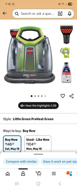 NEW Bissell portable deep cleaner for carpet& upholstery