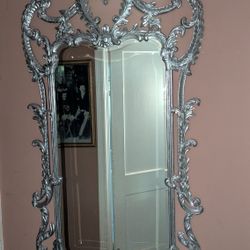 6'x34" Antique Beveled Mirror 