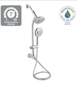 Glacier Bay
5-Spray Wall Bar Shower Kit in Chrome