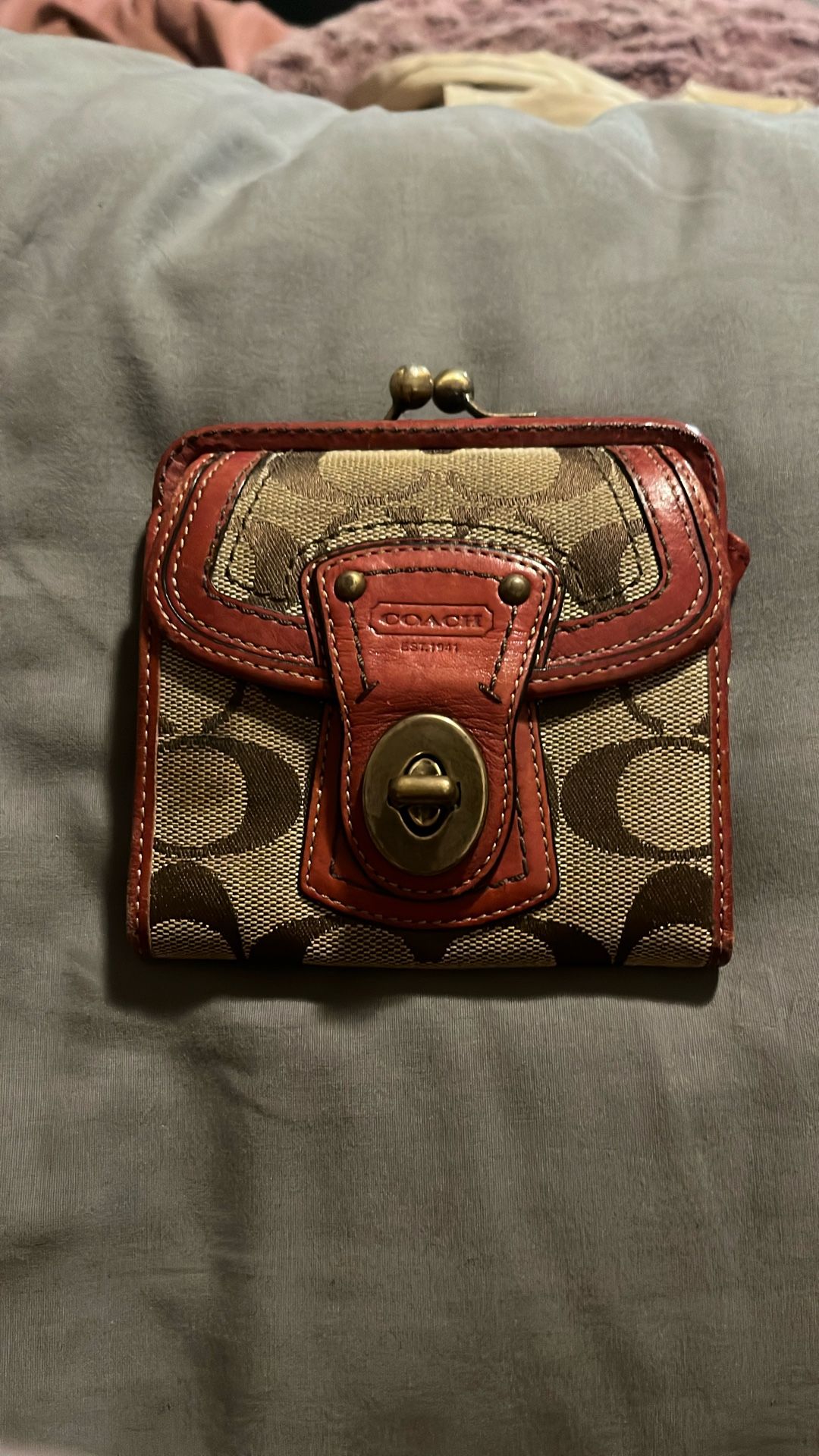 Coach buckle wallet