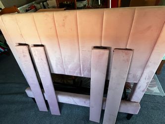 Pink bed frame