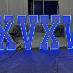 Quinceañera XV Letters 