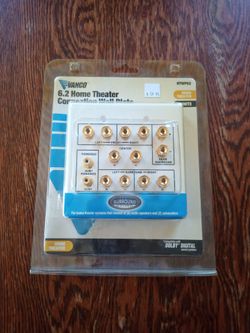 Home Theater Speaker Surround sound Connection Wall Plate