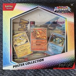 Pokemon TCG Prismatic Evolutions Poster Collection 