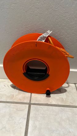 Orange extension cord, 100 foot