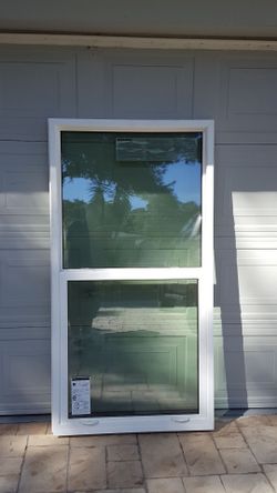 Brand New 35"W x 67"H PGT Double Pane Window (Non-Impact)