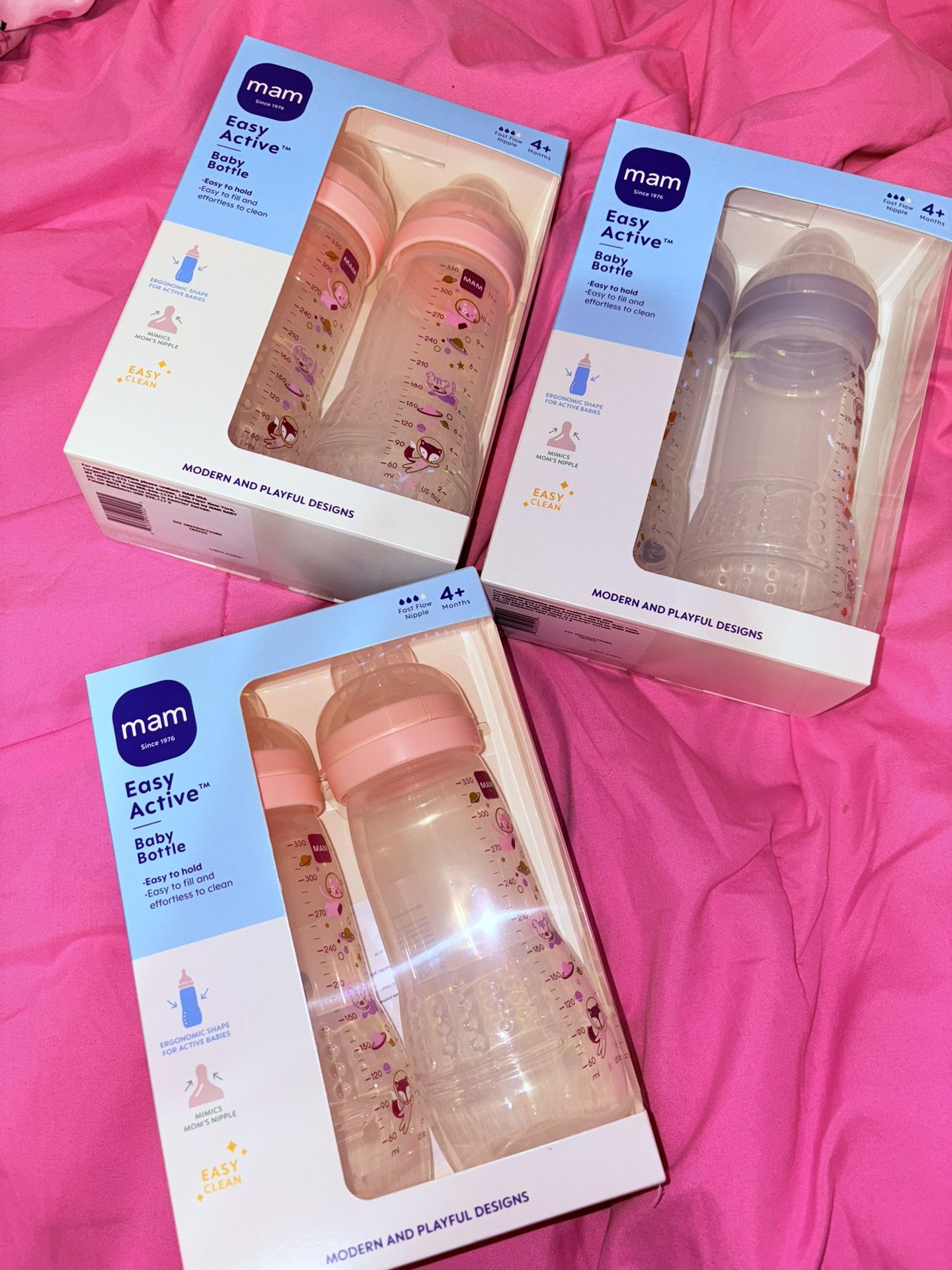 MAM BOTTLES 4+ MONTHS