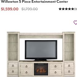 Signature Desigh Bu Ashley 5 Piece Entertainment center 