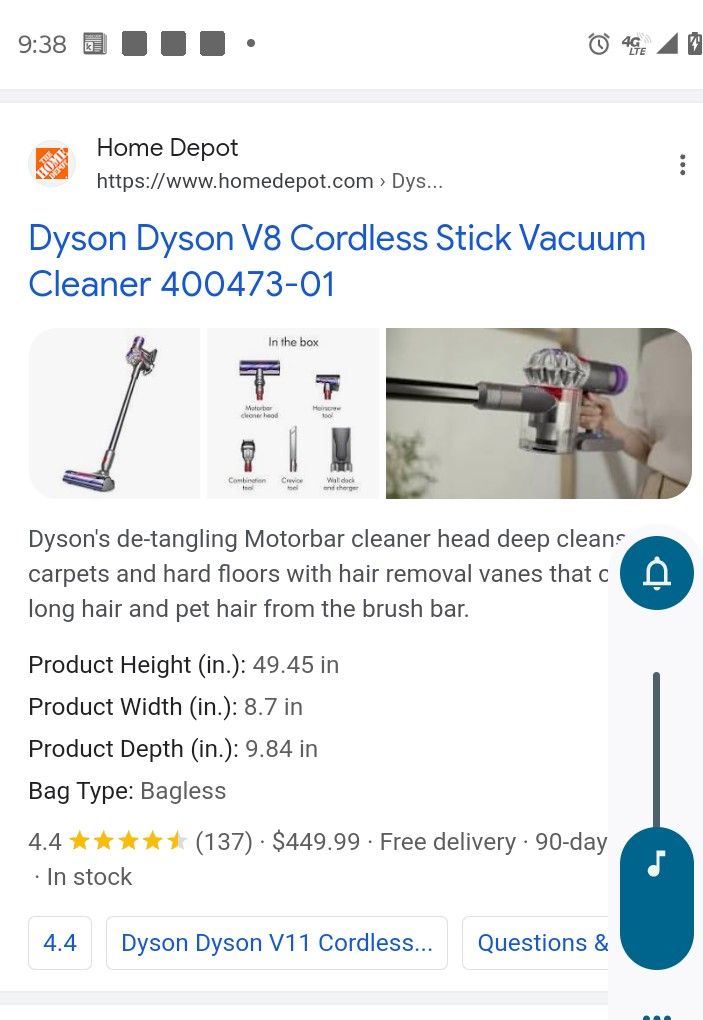 Dyson V8 Cordless Vac