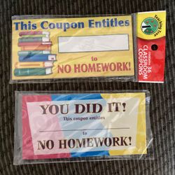 No Homework Classroom Coupons