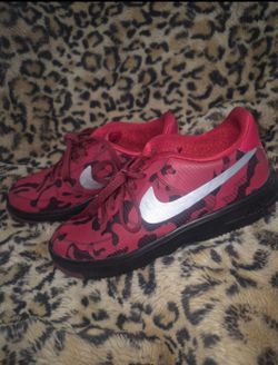 Nike Air Force 1 Sneakers - Red Camo
