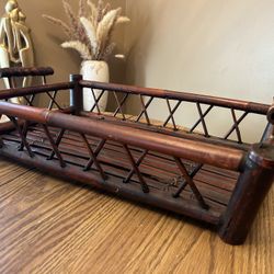 Bamboo serving tray - large - 21" x 12" 