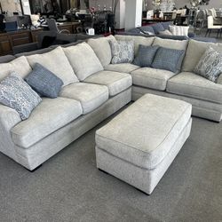 Sectional With Ottoman 