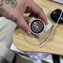 Pink Michael kors smart watch