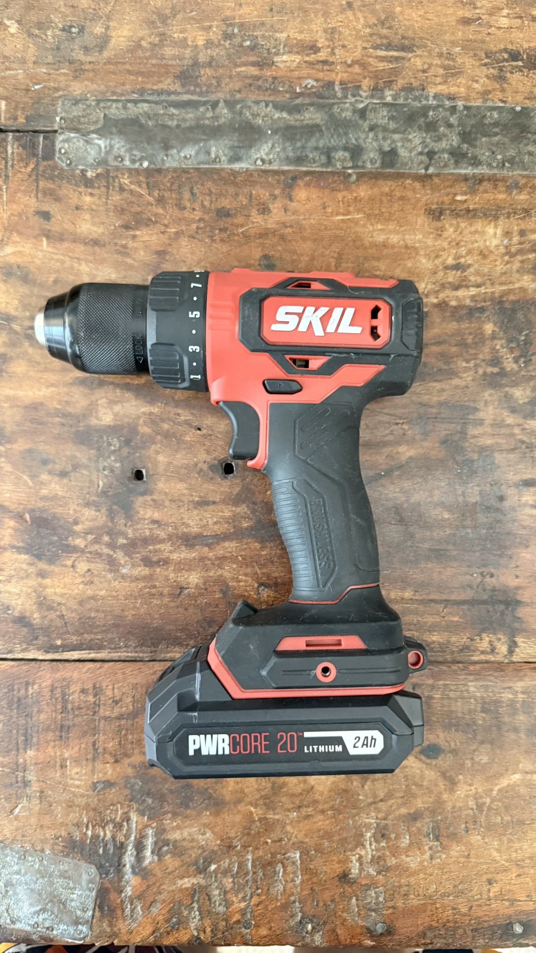 SKIL 20V PWR CORE 20 1/2 in. Brushless Cordless Drill/Driver Kit