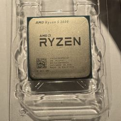AMD Ryzen 5 2600 CPU & Wraith Spire Fan/Heatsink Cooler