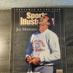 Joe Montana 1990 49ERS Sports Illustrated Magizine