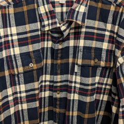 Carhartt Original Fit Plaid Button Up Shirt 