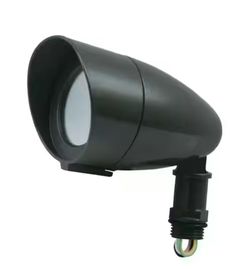 Commercial Electric 7-Watt 550 Lumens Hardwired Bronze Integrated LED Landscape Flood Light
