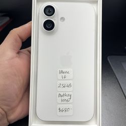iPhone 16 256gb Factory Unlocked 