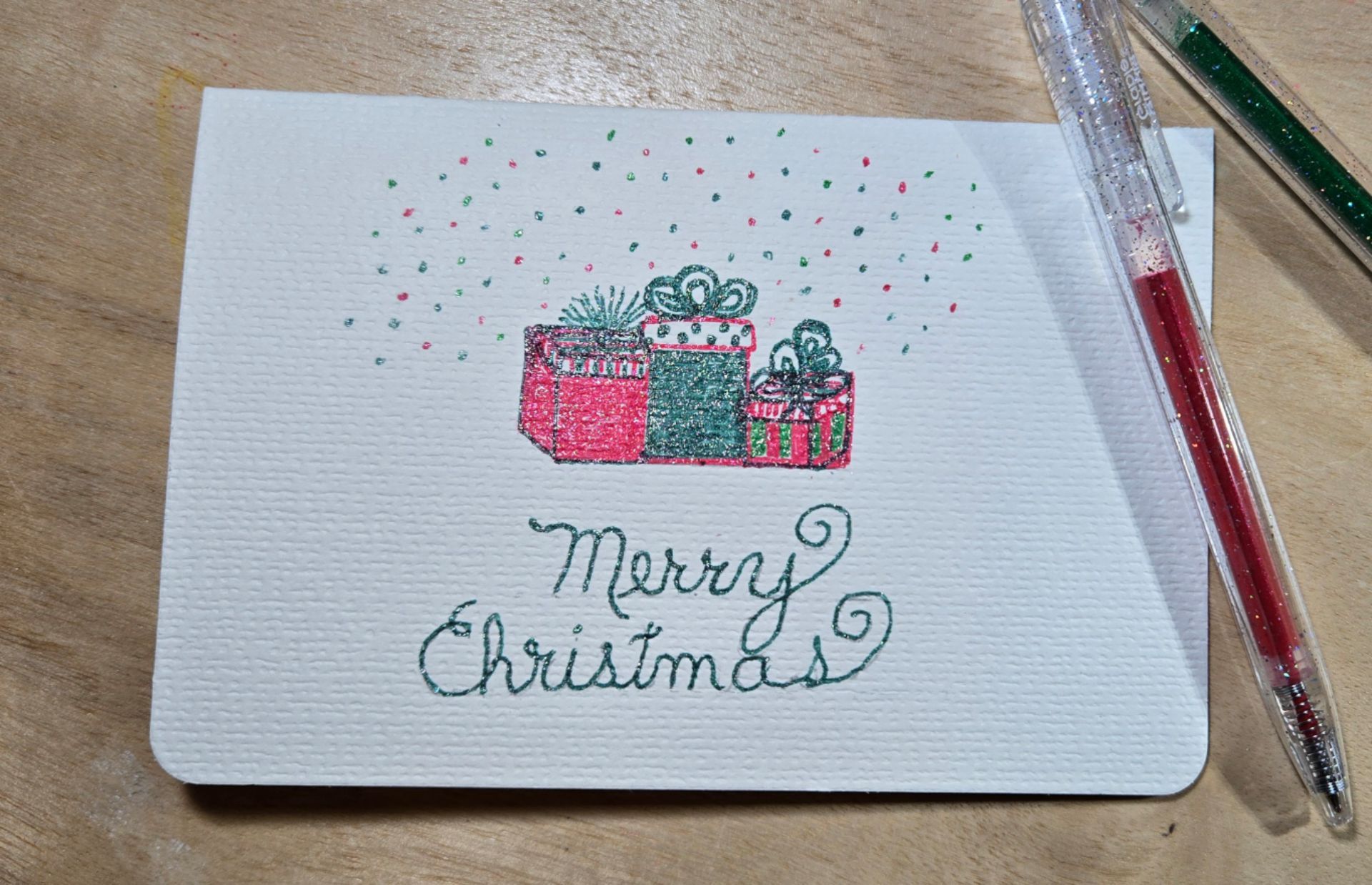 Christmas and Birthday Cards. Hand-painted